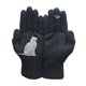 thumbnail image 1 of Guardurnaity 1 par de guantes cálidos de invierno dibujos animados pájaro gato mujeres hombres guante térmico protección contra el frío Type3 NO3, 1 of 5