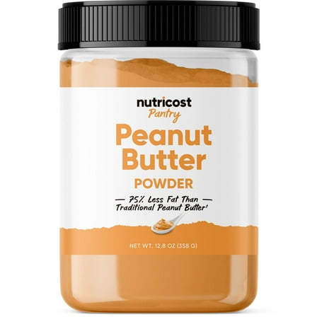 Nutricost Peanut Butter Powder - No Sugar Added (12.6 oz) - Non-GMO Supplement