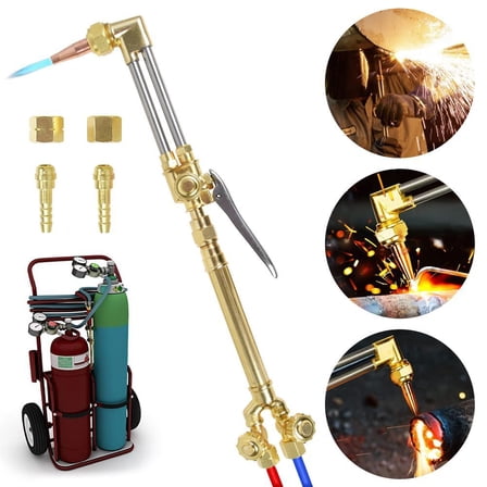 Heavy Duty Victor-Style Oxygen Acetylene Welding Cutting With 100FC Torch Handle