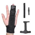 thumbnail image 1 of Adjustable 2 Finger Stabilizer Splint With Trigger, Metal Immobilizer Treatment For Sprains, Arthritis, Mallet Injuries, Full Hand And Wrist Support -, 1 of 5