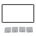 thumbnail image 2 of Portable HD Projector Screen, Foldable Projection Curtain with Polyester Material, High Contrast, Professional Punching, Indoor and Outdoor Use, Multiple Sizes, 2 of 8