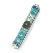 Judaica EA-MZ-OMC Oriental Mezuzah - Cyan