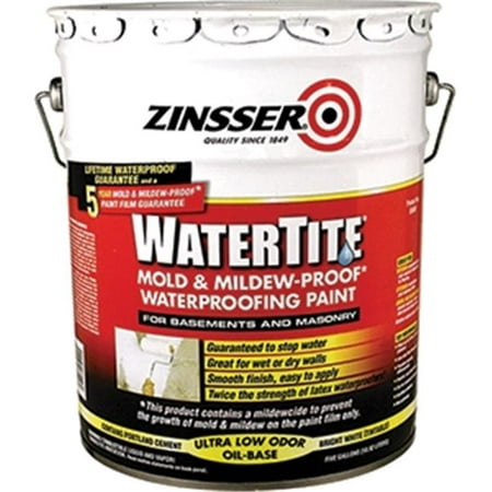 Zinsser Company 5000 5 Gallon Watertite Mold & Mildew Proof Waterproofing