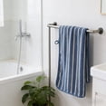 thumbnail image 7 of Large Hand Towels, Striped Towel Cover 13.7 X 29.5 In Household Absorbent Thick Soft Towel, 7 of 7
