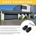 thumbnail image 3 of Garage Door Safety Sensor Kit - Compatible Replacement Parts for Garage Door Openers, 3 of 8