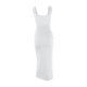thumbnail image 5 of Vestido con tirantes y aberturas para mujer 2025 Summer - Cuello cuadrado, sin mangas, poliéster, fiesta/casual, XS-L, 5 of 5