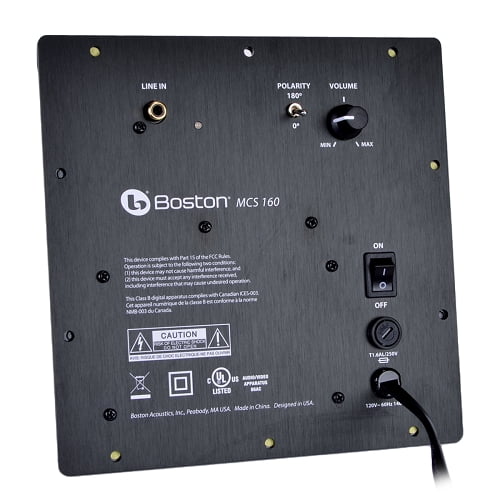 boston acoustics mcs 160