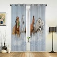 thumbnail image 3 of Starry Window Curtains Mysterious Moon Star Totem Living Room Kitchen Children's Bedroom Exquisite Decor Hanging Cloth Curtain, 3 of 7