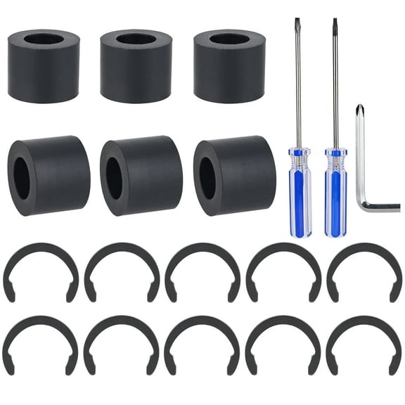 Rubber Roller Replacement Set Compatible with Cricut Maker/Maker 3，Mat Guide Rubbers