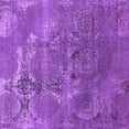 thumbnail image 1 of Ahgly Company Indoor Square Oriental Purple Industrial Area Rugs, 6' Square, 1 of 4