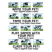 Top Secret Toys Giga Pets Unicorn Virtual Pet, Blue, Product Width 2 in