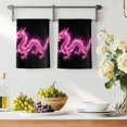 thumbnail image 3 of Dragon Flames Kitchen Towels Set of 4, Purple Dragons Abstract Modern Art Absorbent Dish Towels for Kitchen, Microfiber Hand Towel, Quick Drying Tea Towel for Cleaning Decorative Dishcloths, 3 of 7