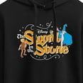 thumbnail image 3 of Disney - Sword In The Stone Character Group - Juniors Cropped Pullover Hoodie, 3 of 5