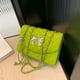 thumbnail image 3 of Bolso de hombro con cadena de temperamento simple para mujer, bolso cruzado de gran valor para primavera y verano 2025, versión coreana, bolso cuadrado pequeño para mujer, 3 of 5