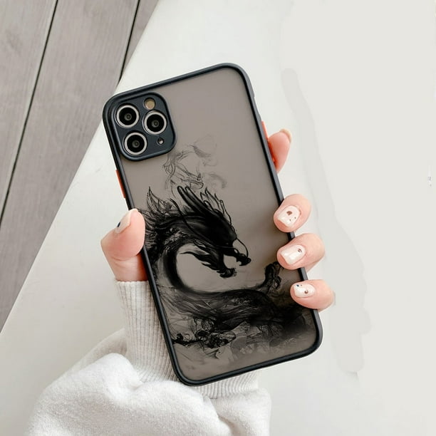Funda de teléfono Dragon para Xiaomi Mi 13 11 Lite 12T 11T Poco F5 X5 X3 Pro Redmi 10C Note 12 11S 11 10 9, funda trasera transparente con parachoques suave Tan Jianjun unisex
