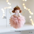 thumbnail image 3 of Bonita falda de malla rosa con colgante de ratón de ballet y corona dorada, decoración creativa de ratón para Año Nuevo y Navidad, 3 of 5