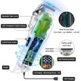 thumbnail image 3 of Cortadora de pelo para hombre, recortadora de barba eléctrica, inalámbrica Cortadora de cabello profesional para hombres/niños/peluqueros, pantalla LED, recargable, 3 of 5
