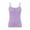 Purple, variant on Women's Turtleneck Sleeveless Top Solid Color Slim Fit