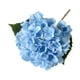 thumbnail image 2 of Hortensias artificiales de 45 cm con tallo para cafetería y sala de estar. Azul, 2 of 9