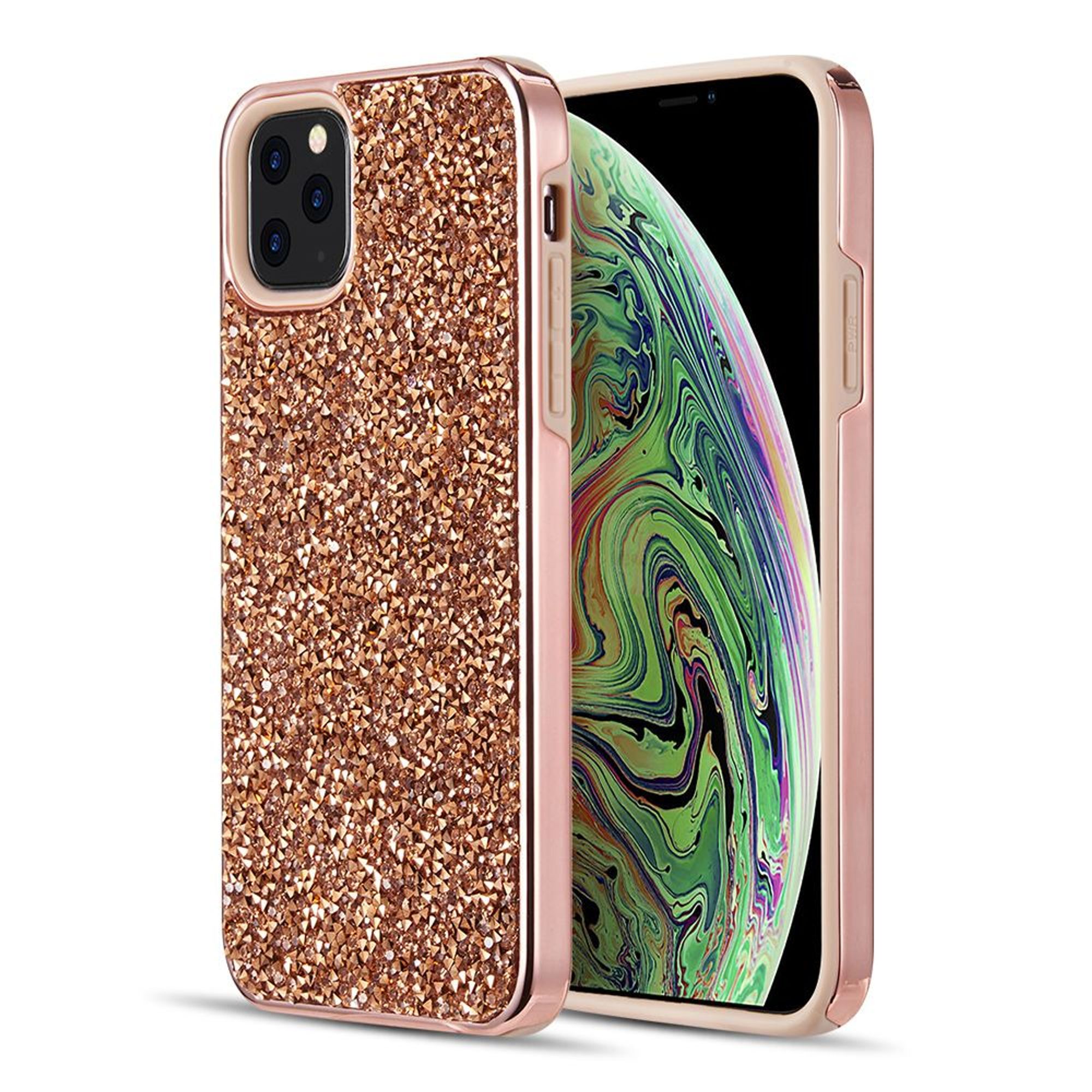 For Apple iPhone 12 Pro Max (6.7 in) Case, by Insten Electroplated