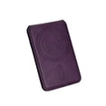 thumbnail image 6 of for iPhone 14 Back Case with Detachable Magnetic Card Bag, Classic PU Leather Kickstand Ultra Slim Shockproof Protective Anti-slip Business Phone Case for iPhone 14, Darkpurple, 6 of 11