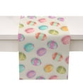 thumbnail image 1 of Binwennn Easter Bunny Egg Pattern Linen Print Kitchen Dining Room Insulated Decorative Placemat（F） Teal Table Runners 48 Inches Long New Years Table Runners 108 Inches Long Extra Long Table Kitchen, 1 of 6