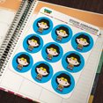 thumbnail image 5 of Wonder Woman Cute Chibi Character Planner Calendar Scrapbooking Crafting Stickers, 5 of 6