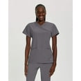 thumbnail image 6 of Fit by White Cross Women's Mock Wrap Solid Scrub Top, 6 of 11