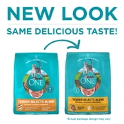Purina ONE Tender Select Blends Dry Cat Food, Chicken, 22 lb Bag