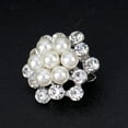 thumbnail image 3 of Xinyolin Brooch Pin Alloy Crystal Flower, Wedding Jewelry Accessory, 3 of 7