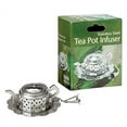 thumbnail image 2 of Harold Import HIC Stainless Steel Teapot with Caddy Tea Infuser, 2 of 3