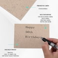 thumbnail image 4 of 60 Sheets 5 Inch Printing Paper Rustic Cardstock Paper Small Wheat Natural Thick Heavy Textured Inkjet Art Greeting Wedding Party, 4 of 6