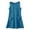 a-Navy495182, variant on FINALGANG Girls Kids Solid Color Eyelet Knit Dress Sleeveless Crewneck A Line Dress With Front Pockets For Summer Casual Wear Classic Dress