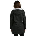 thumbnail image 2 of Big Chill Womens Rain Coat - Lightweight Hooded Water Resistant Slicker Shell Rain Jackets for Women, 2 of 7