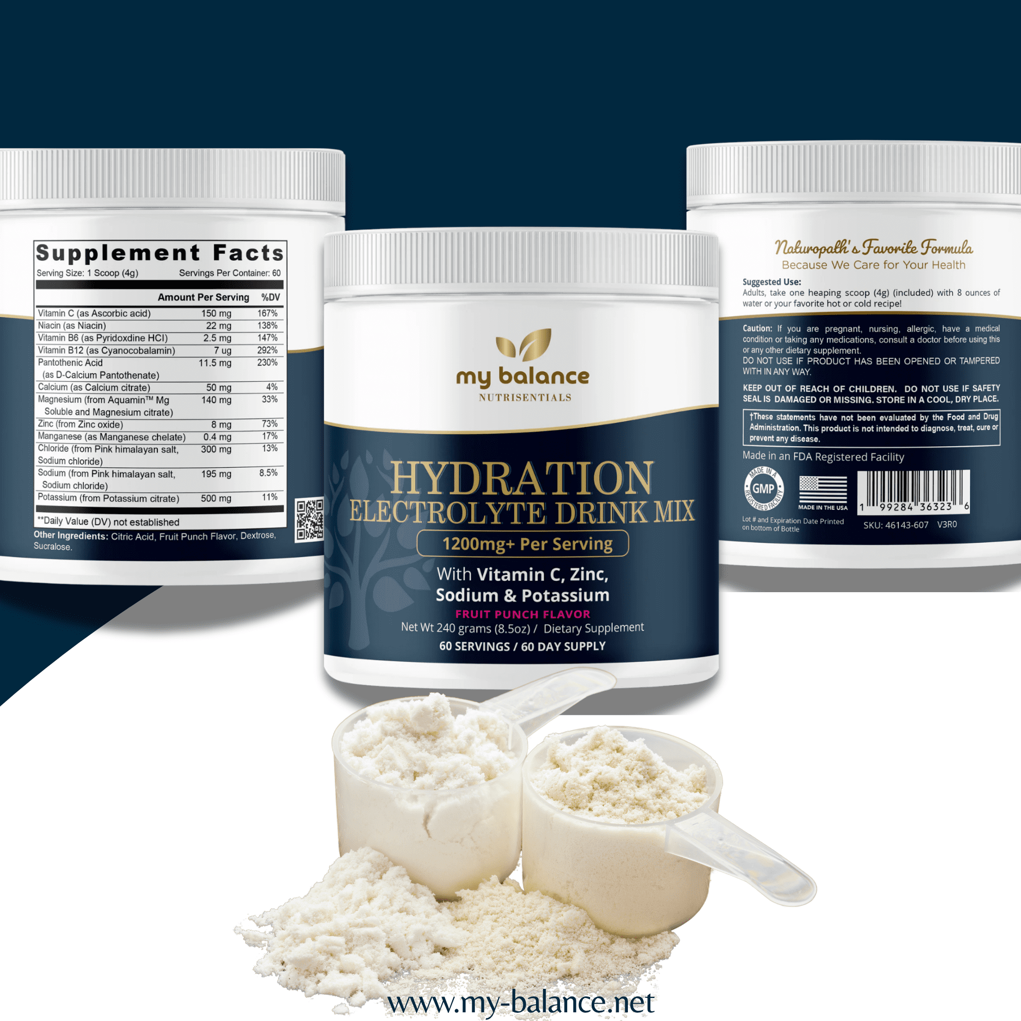 Hydration Electrolyte Drink Mix