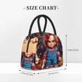 thumbnail image 4 of Sigee Chucky Ac Print Lunch Bag for Women Men, Reusable Lunch Bag Insulated Lunch Bag Lunch Box Cooler, 4 of 8