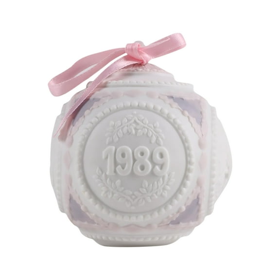 Lladro Ornament: 15656 1989 Christmas Ball | Worn Box