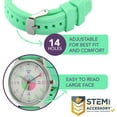 thumbnail image 4 of OWLCONIC Green Kids Watch - Analog Time Teaching for Kids Learning Time, Gift Watches., 4 of 8