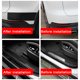 thumbnail image 1 of 3/10M Car Door Black Sill Protector Stickers Carbon Fiber Car Wrap Film Gloss Automotive Wrap Film Self-Adhesive Anti-Collision1Pcs He Qiyong unisex, 1 of 1