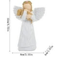thumbnail image 3 of Angel Dog Resin Figurine, Qiopertar Under $5 Dog Hugging And Dog Hugging White Wing Resin Handicrafts Home Desktop Ornaments Healing Style Ornaments, 3 of 7