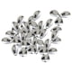 thumbnail image 3 of 50 piezas de cuchillas de pesca, señuelos giratorios, herramientas para manualidades, aparejos, equipo de pesca DIY Plata 17mm, 3 of 9