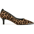 thumbnail image 2 of Franco Sarto Womens Kalsa Kitten Heel Pump Camel Brown Animal Print 7M, 2 of 5