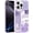 Bible Verse, variant on Phone Case for Apple iPhone 7/8/iPhone SE 2022/SE 2020 4.7", Bible Verse Christian Design Purple Bow Aesthetic Girly Pretty Case Soft Silicone Protective Cover for Girls Women