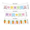 thumbnail image 6 of Easter Party Decorations Combo Set with Bunny Carrot Banner, Hanging Swirls, Table Decor, 6 of 17