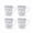Blue Floral, variant on HOMEHUT Floral Rose Coffee Mug, 12 Oz, Microwave and Dishwasher Safe, Bone China, Set of 4