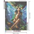 thumbnail image 2 of Pintura de diamante 5D MACHAO flor hada mariposa 30 x 40 cm, 2 of 5