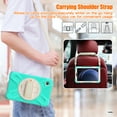 thumbnail image 5 of Dteck Case for Samsung Galaxy Tab A9 8.7-inch (SM-X110/X115/X117),Heavy Duty Armor Shockproof Kids Case with Rotating Stand & Hand/Shoulder Strap for Galaxy Tab A9 2023,Mintgreen, 5 of 9