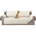 thumbnail image 1 of Reversible Quilted Chair Cover Water Chair Slipcover Furniture Protector Washable Chair Couch Cover with Elastic Strap for Kids Dogs Pets(Armchair Grey/), 1 of 6