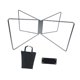 thumbnail image 1 of Soporte plegable portátil para nevera portátil, soporte universal resistente para camping. plata, 1 of 9