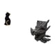 thumbnail image 5 of Figura de escritorio,Estatua de gato,linda estantería,escritorio,decoración del hogar,Figura de mesa,Estantes de sujetalibros Estatua de sujetalibros,Sujetalibros decorativos para libros, 5 of 8